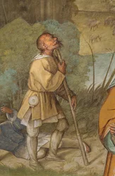 Navata Centrale, Prima Campata Nord, Annuncio a Gioacchino, Boccaccio Boccaccino 1514-15, (dettaglio)