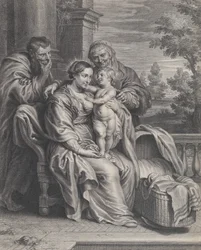La Sacra Famiglia con Sant