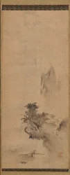 Paesaggio a inchiostro spruzzato, inizio XVI secolo