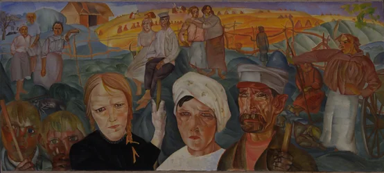 Terra dei contadini dalla serie Visages de Russie, 1917
