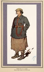 Agente segreto femminile da Histoire des Soviets, pub. 1922