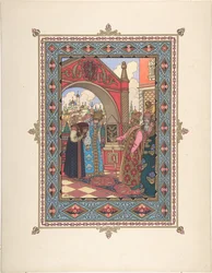 Illustrazione per la fiaba Vasilisa la Bella, c. 1925