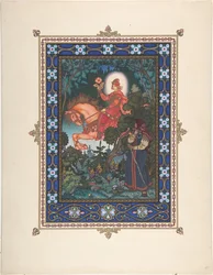 Illustrazione per la fiaba Vasilisa la Bella, c. 1925