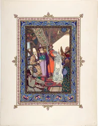 Snegourotchka - Illustrazione per la fiaba Snegurochka