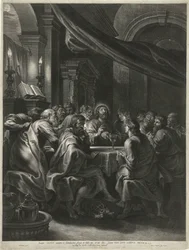 Cristo e gli apostoli durante l