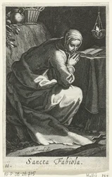 Santa Fabiola di Roma come eremita