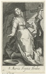 Santa Maria come eremita (S. Maria Neptis Abrahae) (Eremite) (Sacra Eremus Ascetriarum)