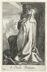Santa Paola di Roma come eremita