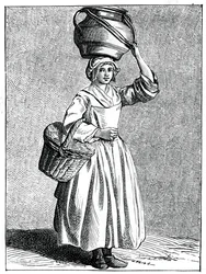 Una lattaia