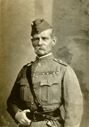 Generale Sir F. S. Roberts, Bart. Abbigliamento durante la spedizione in Birmania, c1890s, 1901