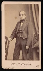 Ritratto di Hannibal Hamlin, 1809-1891, 1857