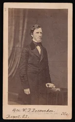 Ritratto di William Pitt Fessenden 1806-1869, prima del 1869