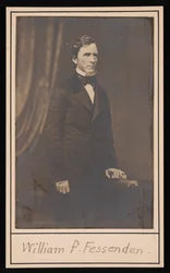 Ritratto di William Pitt Fessenden 1806-1869, prima del 1869