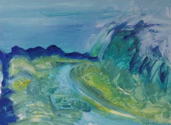 Paesaggio del fiume blu I, 1988