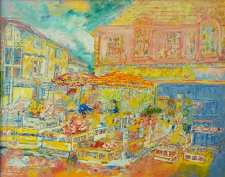 Mercato sulla piazza