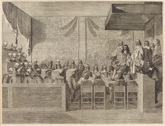 Carlo II con il Suo Consiglio