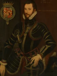 Ritratto di Walter Devereux 1539-1576, Primo Conte di Essex, datato 1572