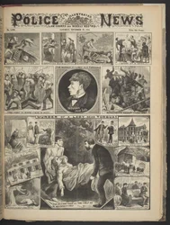 Copertina del Illustrated Police News, 29 Novembre 1884