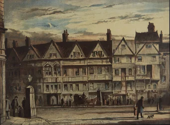 Holborn Bars, acquistato e restaurato dalla Prudential Assurance Co, c.1884