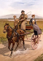 Carro irlandese, c.1895