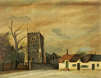 Chiesa di St. Woolos e la vecchia locanda Six Bells