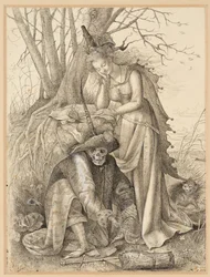 Allegoria della vanità: Morte e una giovane donna