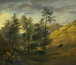 Vista vicino a Keswick; Sera