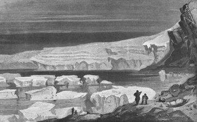 Il grande ghiacciaio Humboldt, Peabody Bay, 1855, 1928