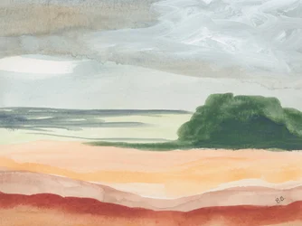 Paesaggio desertico astratto