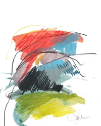 Tratti astratti colorati