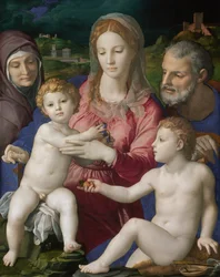 La Sacra Famiglia con Sant