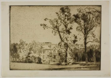 Casa di Charles Deering a Evanston, vista frontale