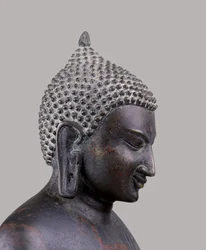 Testa di un Buddha, stile Pagan classico (XI-XIV secolo)