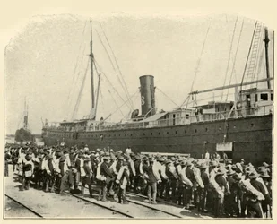 16º Fanteria in partenza, Guerra ispano-americana, giugno 1898, 1899