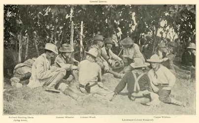 Conferenza dopo la battaglia dei Rough Riders, Guerra ispano-americana, giugno 1898, 1899