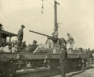 Sergente Borrowe e il cannone a dinamite, Guerra ispano-americana
