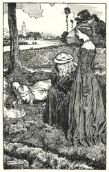 Illustrazione per The Cloister and The Hearth di Charles Reade (litografia)