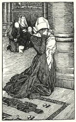 Illustrazione per The Cloister and The Hearth di Charles Reade (litografia)