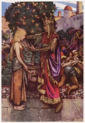 "Il re la richiamò, e a lei diede la sua catena"