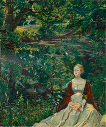 Da un dipinto di Byam Shaw, c1899