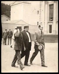 Il Presidente William Howard Taft con il Professore Arthur Twining Hadley dell