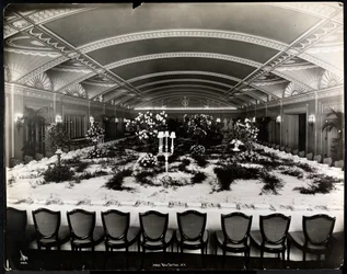Tavola apparecchiata per un banchetto al Ritz-Carlton Hotel, 1913