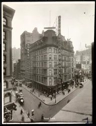 Vista del Grand Hotel alla 31st Street e Broadway, New York, c.1914