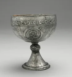 Calice dal Tesoro di Beth Misona, Costantinopoli o Siria, c.500-700