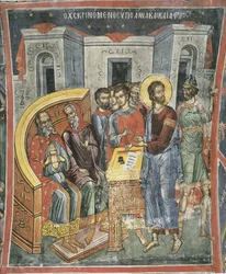 Cristo davanti ad Anna e Caifa, XVI secolo