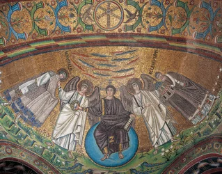 Italia, Emilia-Romagna, Ravenna, Basilica di San Vitale, mosaico dell