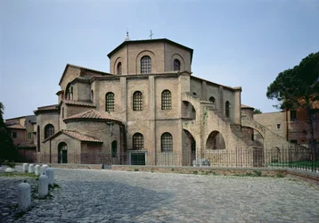 Facciata posteriore della chiesa, c.547 d.C.