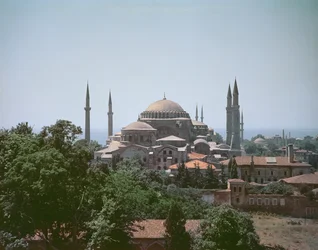 Vista di Haghia Sophia, costruita nel 537 d.C.
