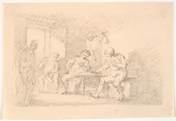 Interno con giocatori