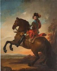Federico V a cavallo